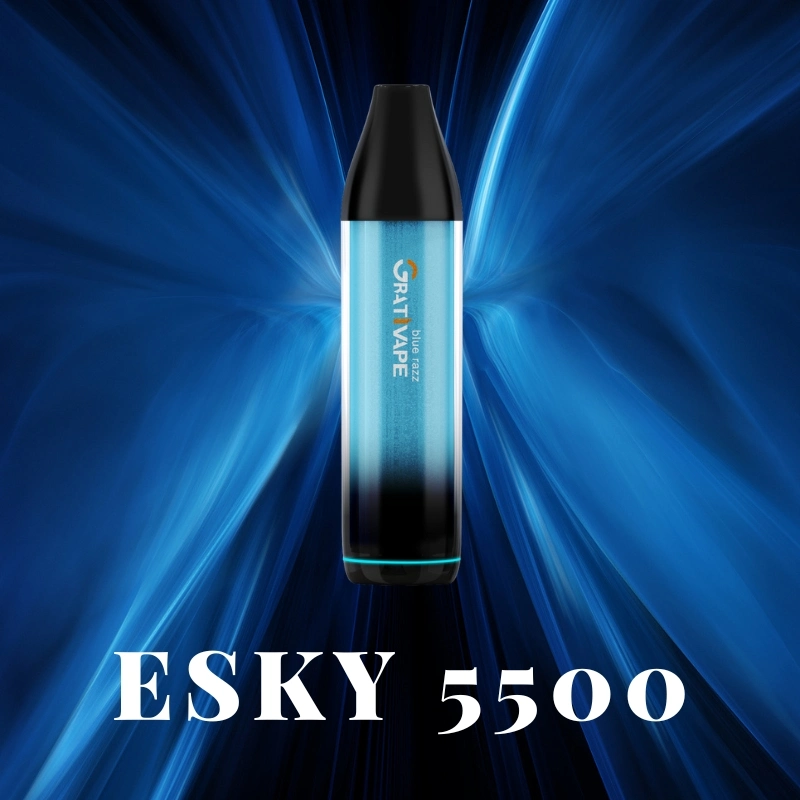 OEM/ODM Available Grativape Esky5500 Puffs Disposable/Chargeable 10ml Vape Pen E Cigarette