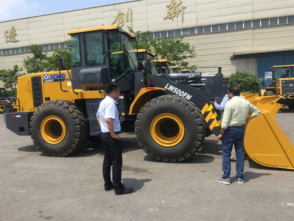 Hydraulic Construction Front Loader 5 Ton Lw500fn for Earth Moving Work