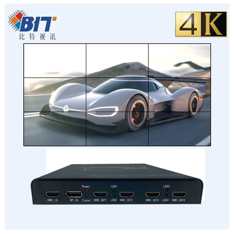 Suporte de qualidade estável Blend Projector 1X3 2X3 4X3 Hdm I Video wall Controller 3X3 1X3 Controlador de vídeo de melhor custo para a parede de vídeo