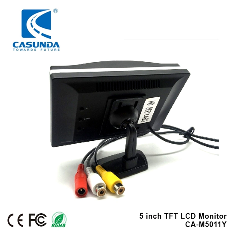 Original Factory Price Car Monitor 800*480 HD 5inch Car Display with Car TFT LCD Monitor for Reversing Aid Screen