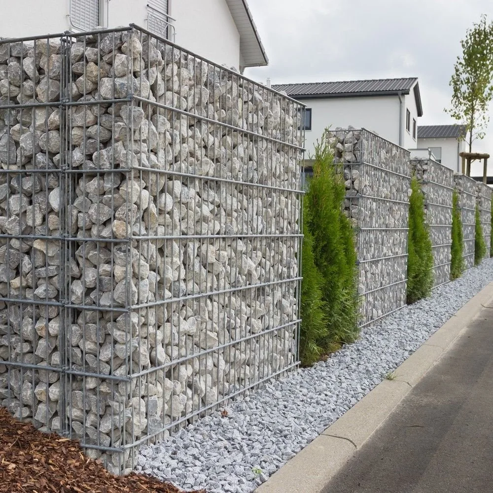 Hot DIP Galvanized PVC Plastic Coated Gabion Basket Stone Cage