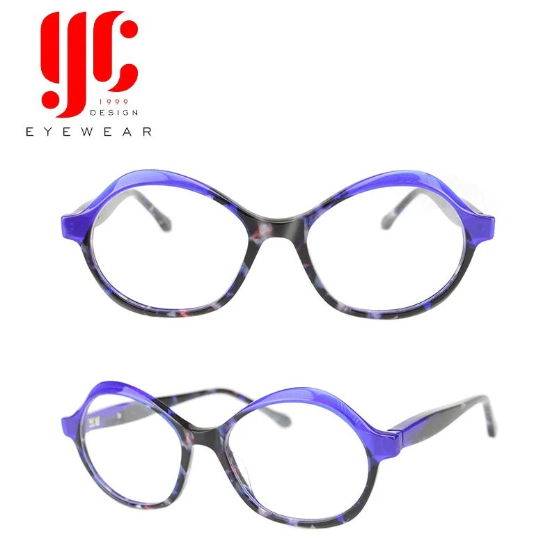 Diseño especial de moda Acetate hecho a mano Eyewear lectura óptica