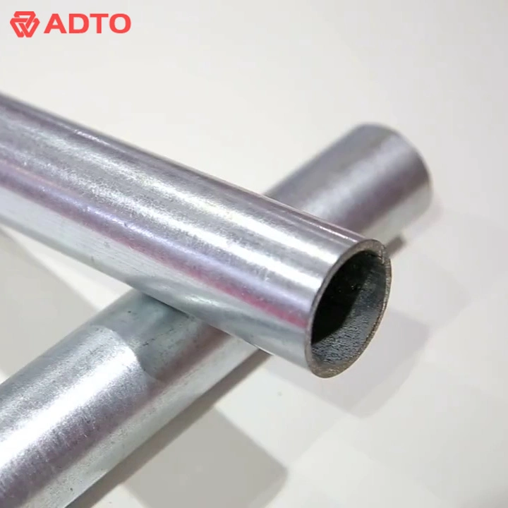 Tubo De Andamide 48,3 mm tubo de Acero Galvanide Inmersion fr caliente