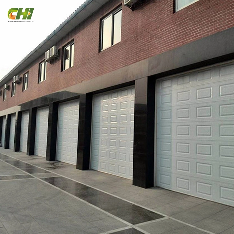 Hurricane Proof Garage Doors 2 Car16X9FT Perforated Aluminum Garage Doors South Africa with Europe Style