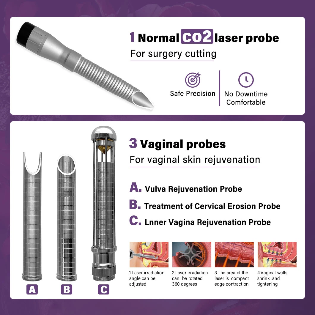 Less Pain Vaginal Tightening CO2 Laser Surgical System Medical Equipment