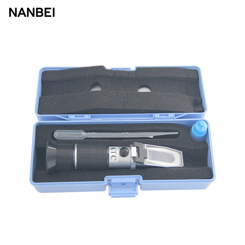 Portable Hand Held Index Testing Salinity Brix Refractometer