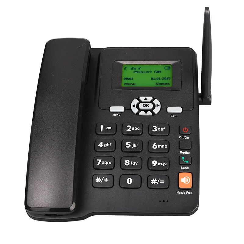 Manufacturer 2g Multi Language GSM Fixed Wireless Telephone Set with FM Radio