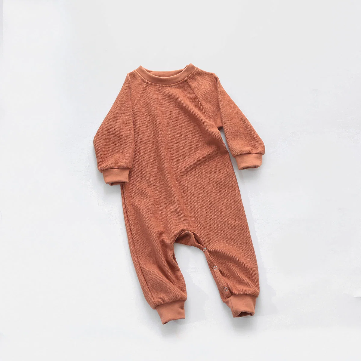 Winter Long Sleeve French Terry Infant Romper Baby Clothes