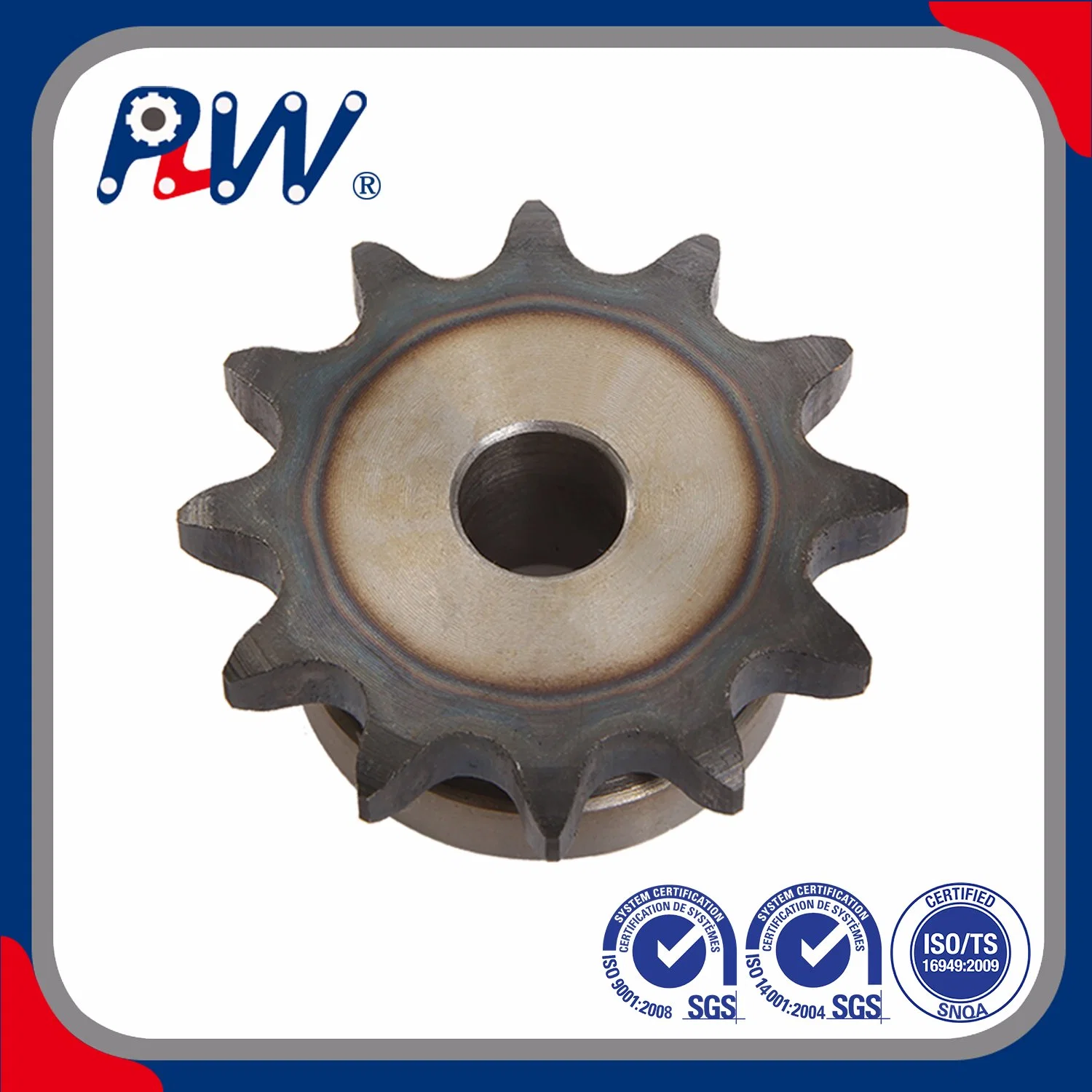 Alloy Steel/Stainless Steel Standard Made-to-Order or Plw Sprocket Motorcycle Parts