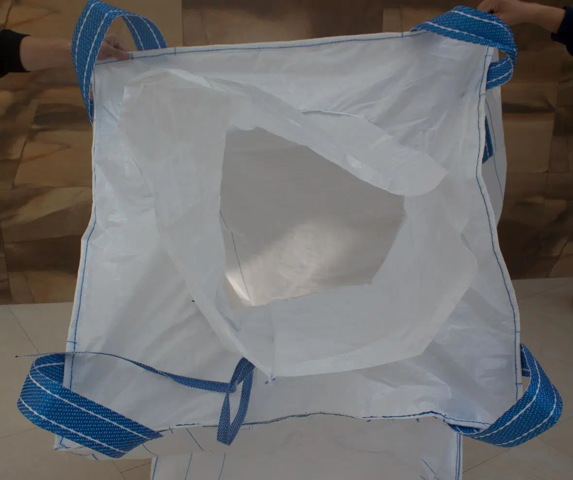 PP Super Sack Weight 2800lbs to 3200lbs Bags Hold Ceramic Pellets with Drawstring Closure