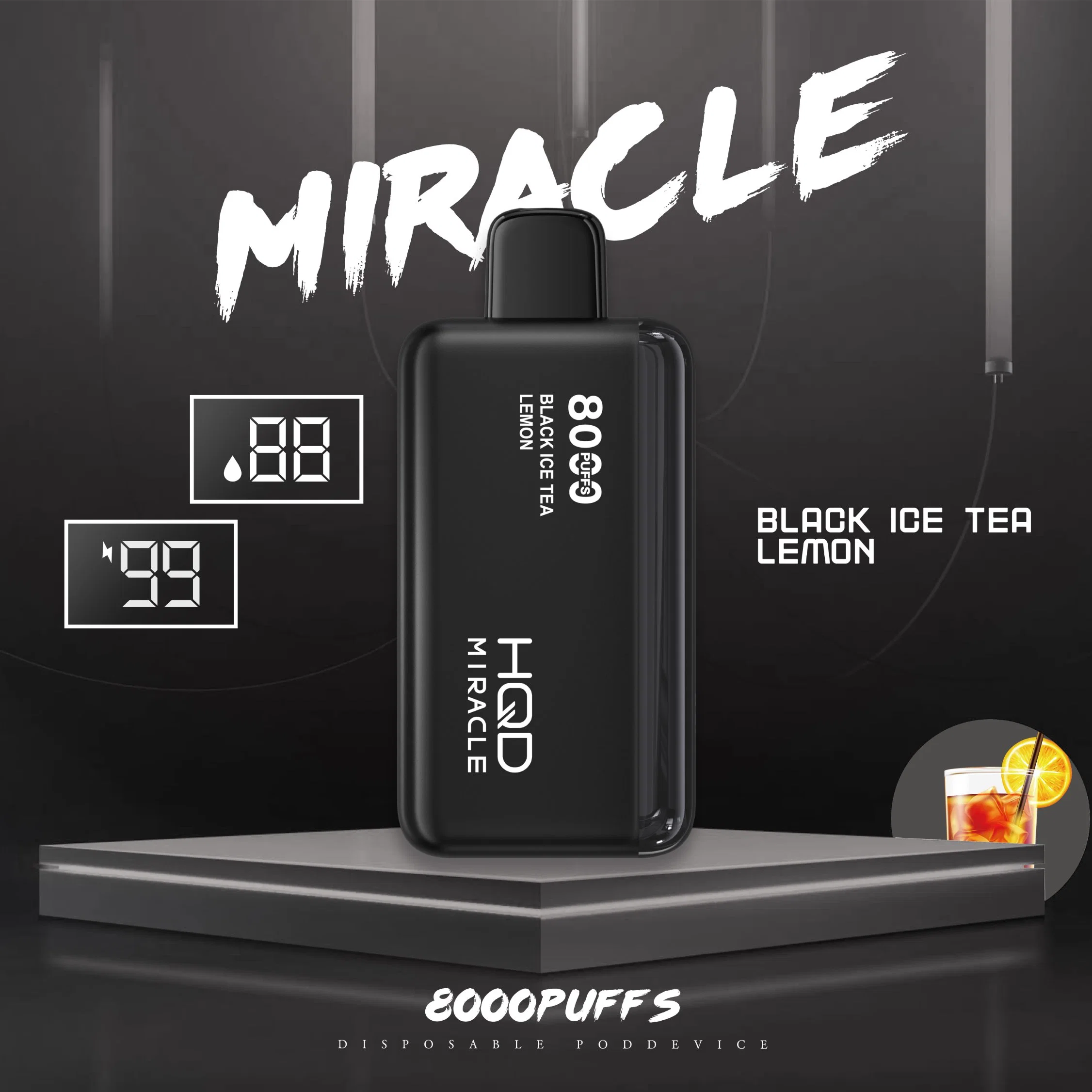 New Product Hqd H109 Miracle 8000 Puffs Disposable/Chargeable Vape