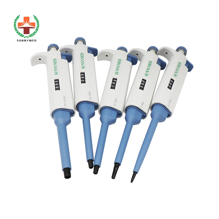 Lab Single Channel Volume Adjustable Plastic Pipette