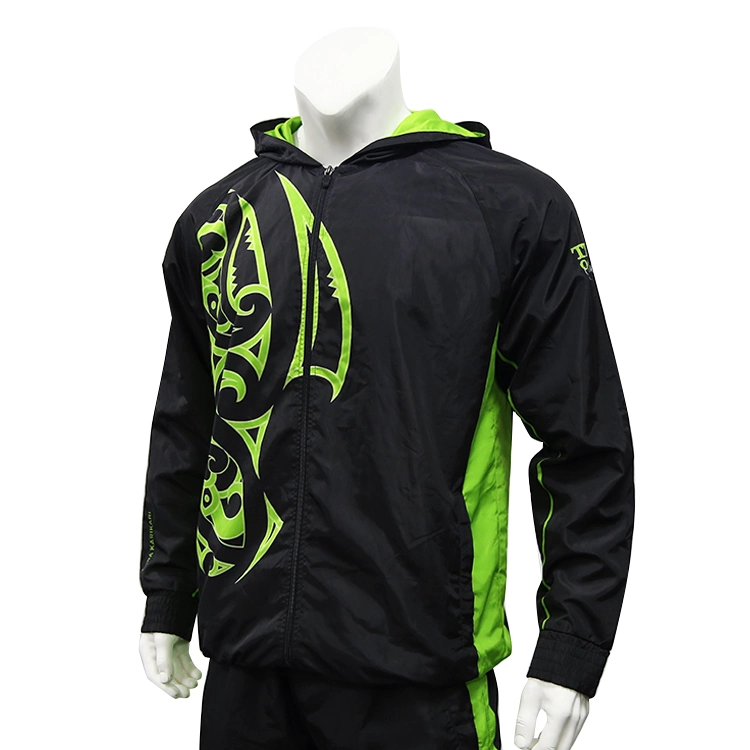 Design Your Own Tracksuit Custom Sport Jackets Zipper Tracksuit Soccer Set