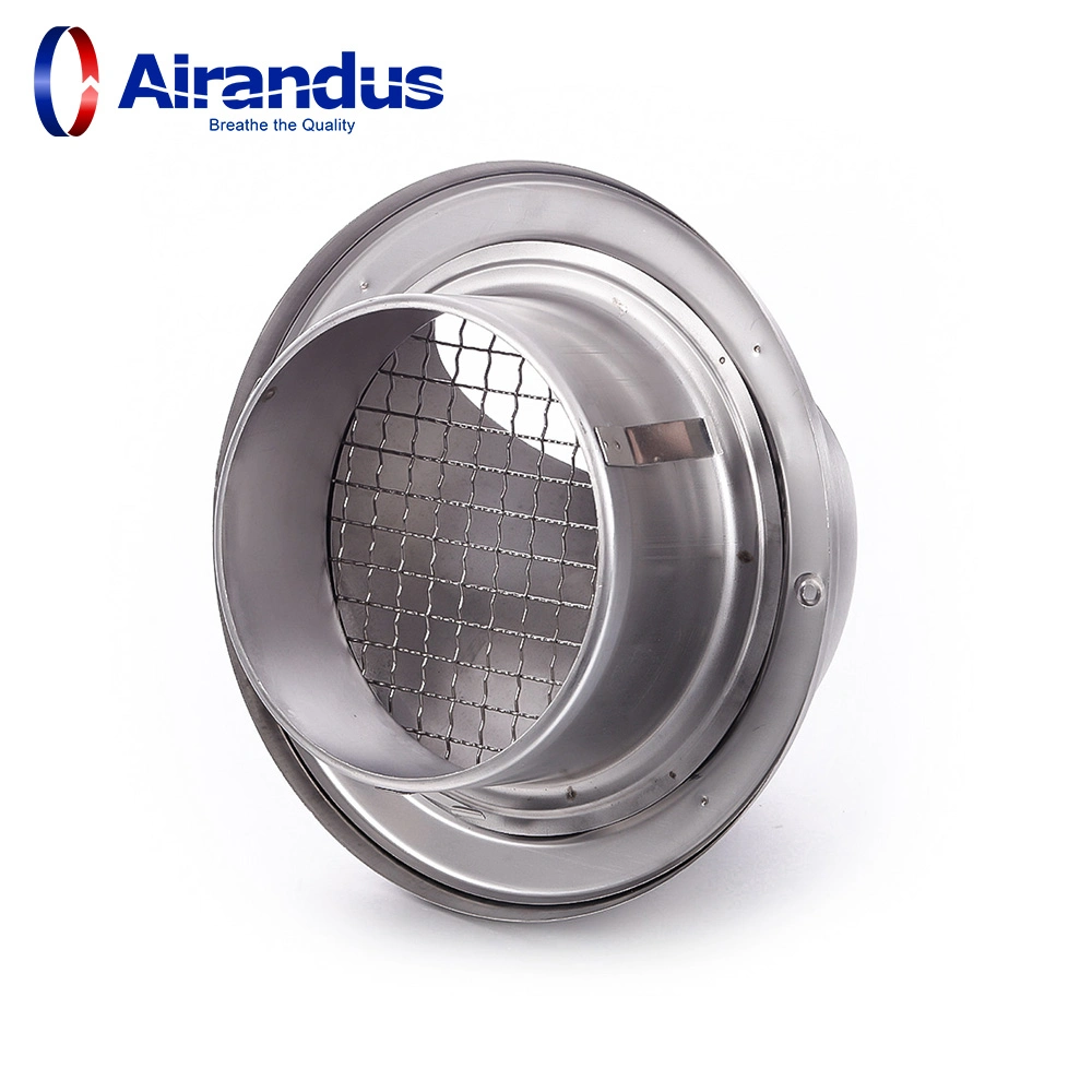 Stainless Steel 304 Round Diffuser Ventilation Air Valve Air Vent Valve for Kitchen