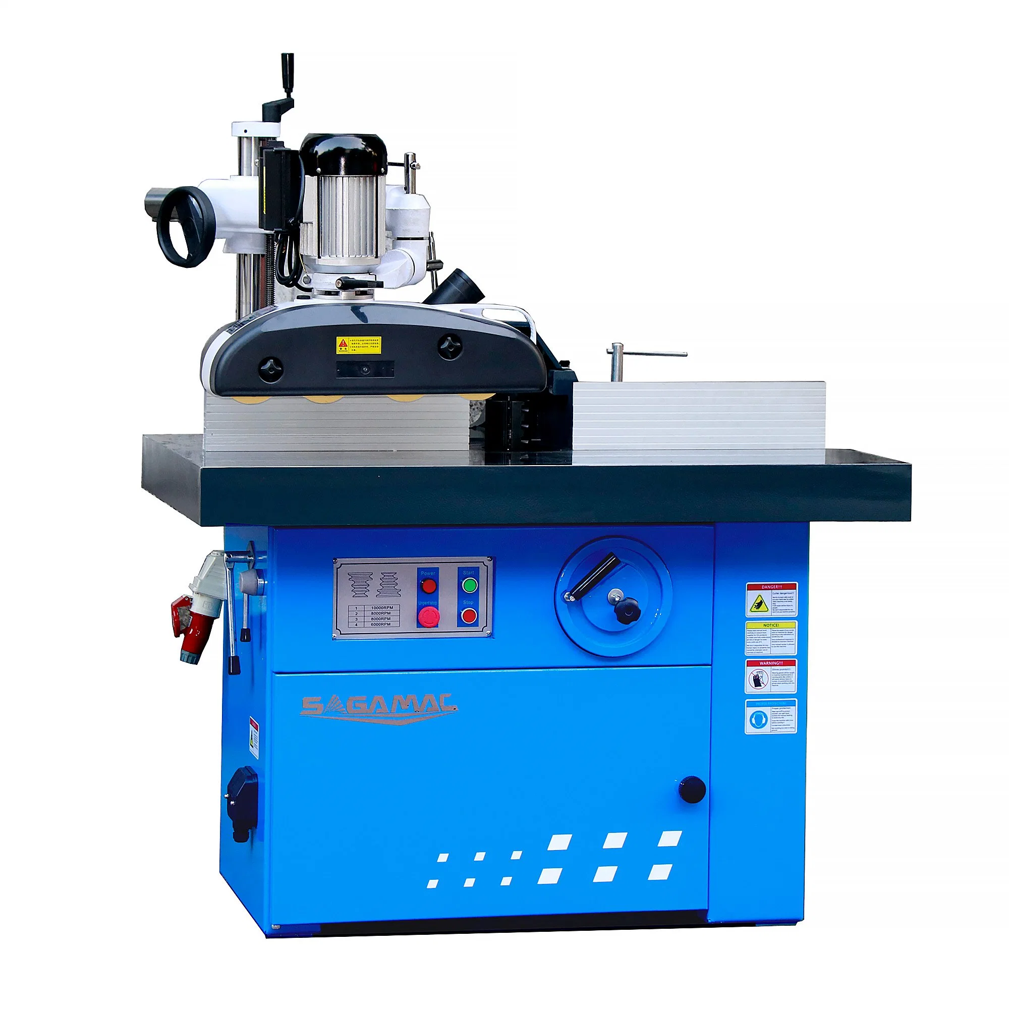 Saga Engineer Series CE Pass Professional Heavy Duty Industrial Spindle Moulder with Feeder