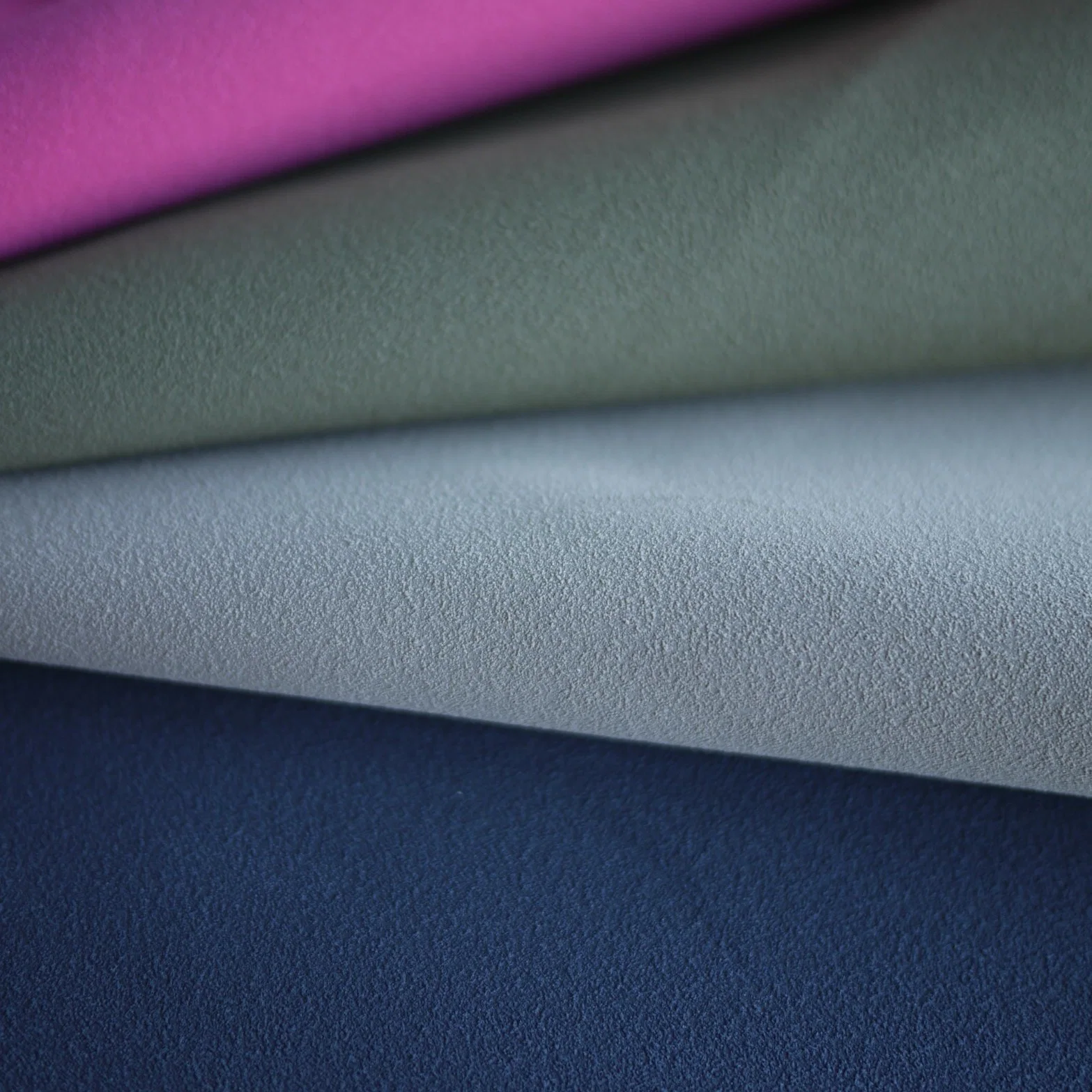 Wear-Resistant Yangbuck Suede Fabric Artificial PU Leather for Shoes Material Couch Leather