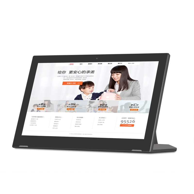 Hot Selling 10.1/15.6 Inch Android 8.1 2+16GB Meeting Room Tablet L Style Rk3288 RJ45/WiFi Poe Black/White Optional Resolution 1280*800 Digital Signage