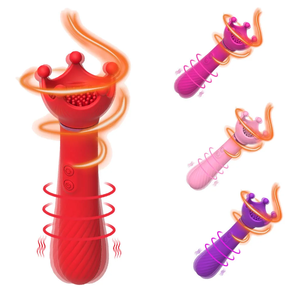 2 in 1 10 Vibration 360 Grad Rotation Dildo Vibrator Für weibliche Frau Masturbator Vibrator