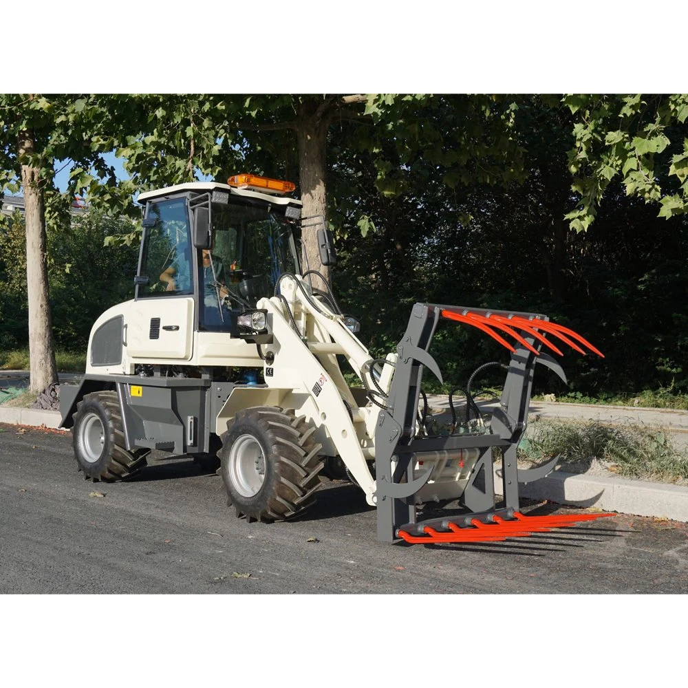 Engineering Use Wheel Loader with CE EPA/Lifting Hook/Grass Mood Grab Fork/Hydraulic Torque Converter