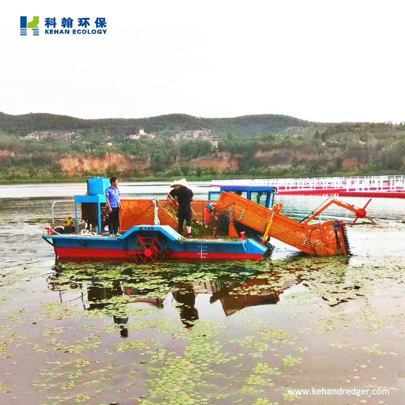 River Cleaning Equipment Water Hyacinth Reed Cutting Ship