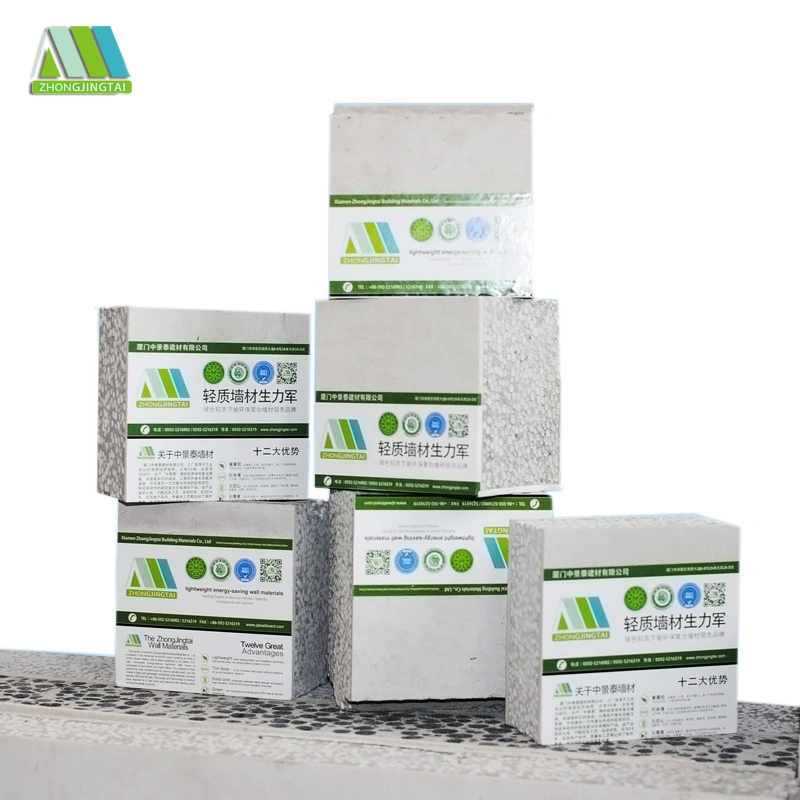 Energy Saving Building Material EPS Cement Solid Wall Panel Roof Block