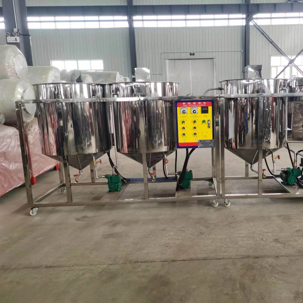 Customizable High Efficiency Oil Filter Crude Red Palm Oil Refining Machine Small Scale Cooking Vegetable Seeds Oil Refinery