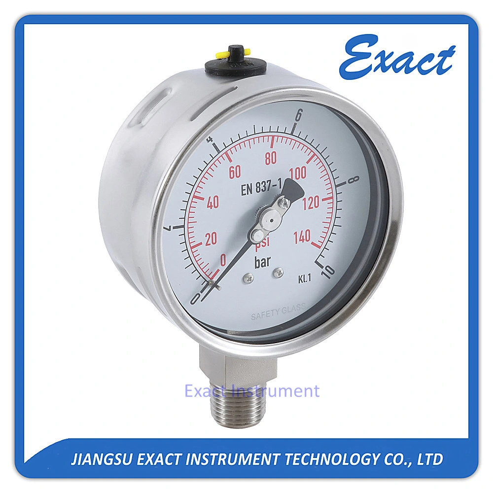 Heavy Duty Type-Bourdon Tube Pressure Gauge-Antivibration Pressure Gauge-Oil Filled Manometer