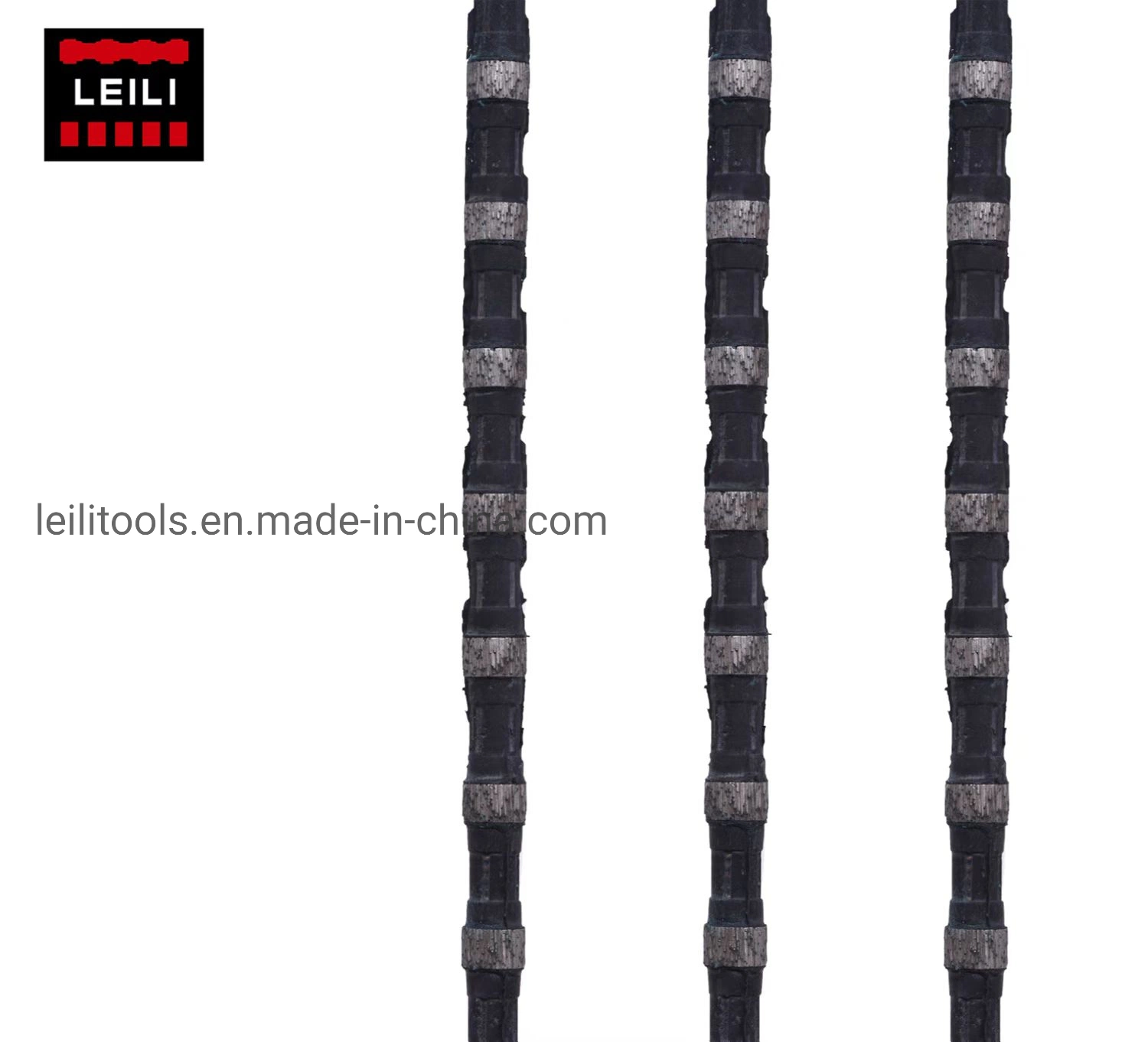 Leili D11.8mm Diamond Rubber Wire Saw for Granite Quarrying