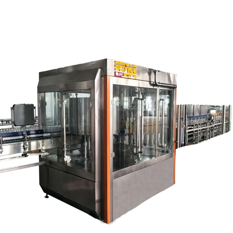 Frasco de vidro Automática Completa linha de produção da máquina de enchimento