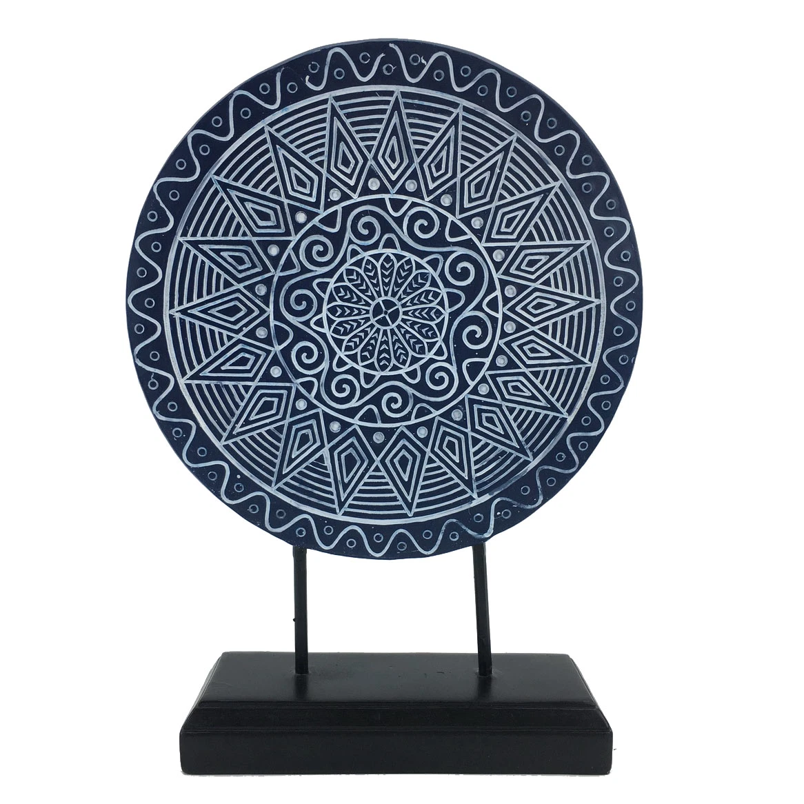 Mandala Carving Sculpture for Living Room Decoration