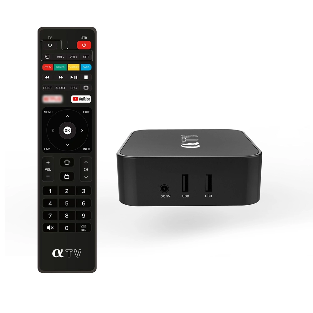 أفضل IPTV Android TV Box Tvip 605 Android + Linux النظام الأصلي Tvip V410 Set Top Box Media Player IPTV يدعم صندوق التلفزيون لـ OEM