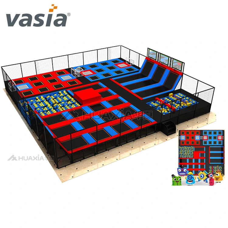 2020 muro de escalada de espuma personalizada Pit trampolín Park Parque de Atracciones Indoor