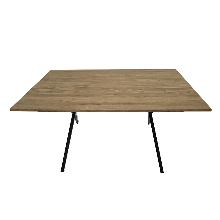 2021 Nuevo diseño moderno de estilo nórdico personalizado Restaurante Café de patas de metal de la Mesa de MDF de mesa y silla de comedor rectangular Set