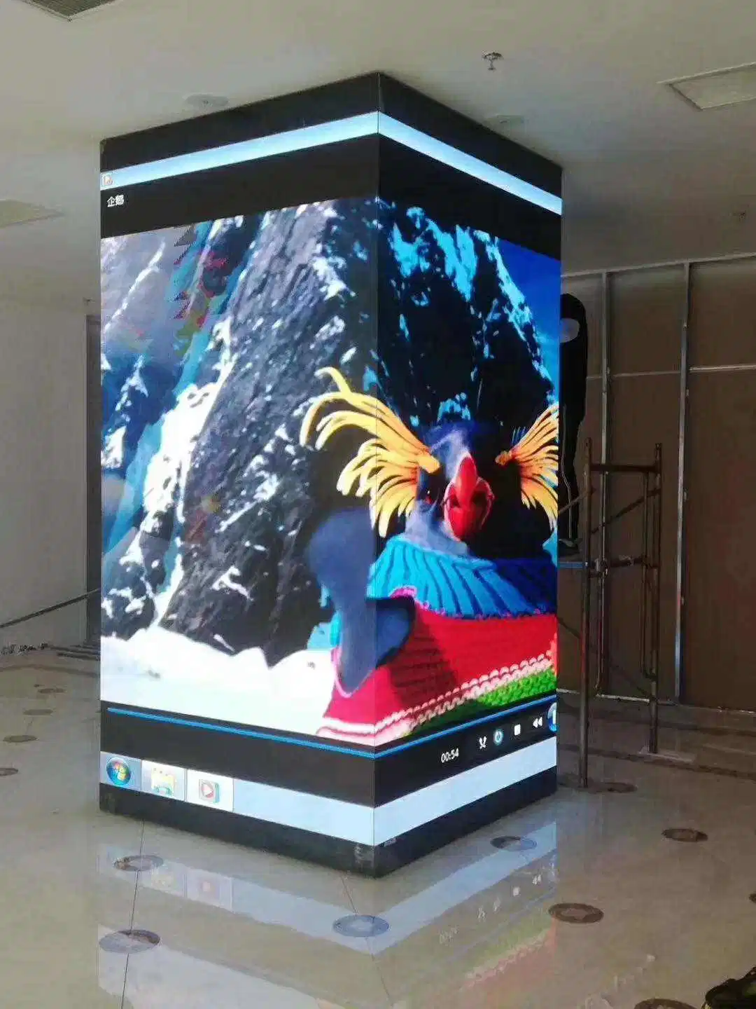 1r, 1g, 1b Advertising Fws Cardboard and Wooden Carton Module LED Screen