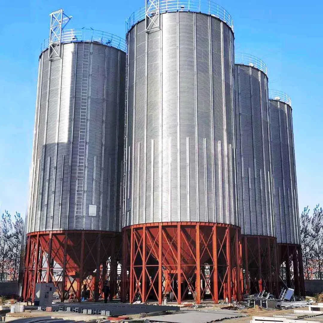 Maize Seed Wheat Storage Silo System Price Cost Farm Storage Corn Rice Grain Steel Silo for Sale