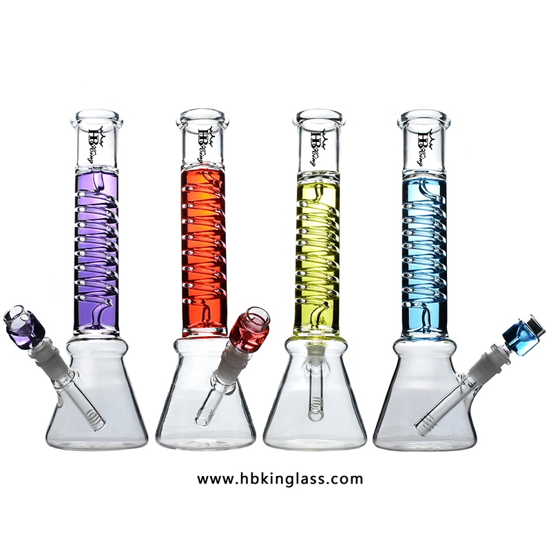 2022 Hot Selling Grace Beaker Pipe Straight Heavy Smoking Pipe Glycerin Glass Water Pipe