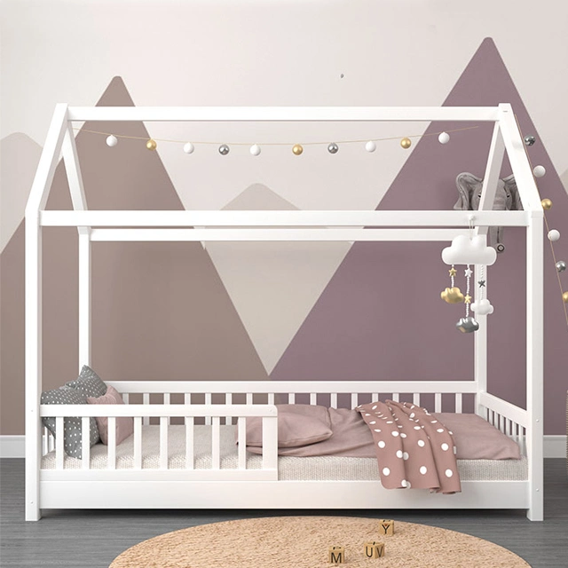 Spezielles Design Heißes Verkaufendes Weißes Holz-Baumhaus Baby-Bett