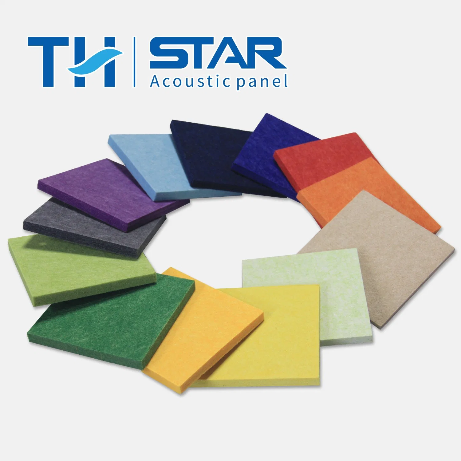 KTV Wall and Ceiling Decor Wave 3D Polyester Pet Sound Insulation Absorbing Board Acoustic Panel