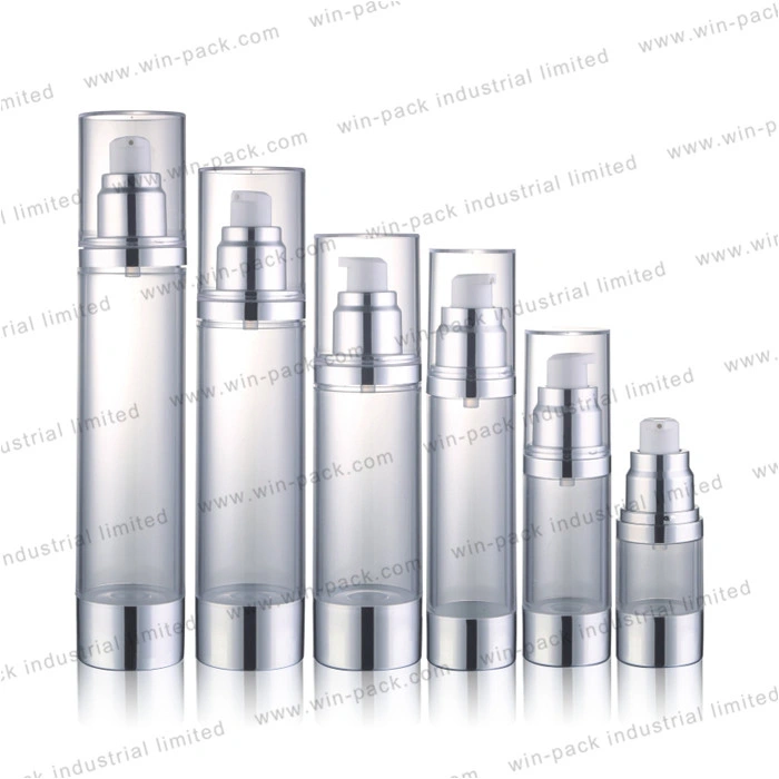 Heißer Verkauf Aluminium Boden kosmetische Airless Flasche Lotion Verpackung 15ml 30ml 50ml