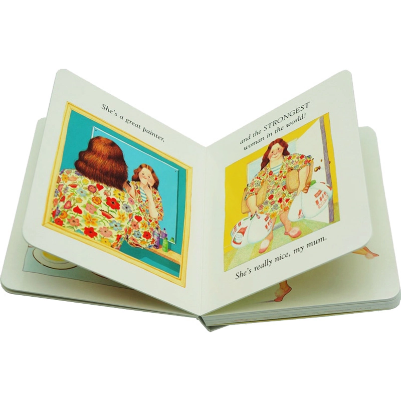 Custom Hardcover Family Educational Children Cardboard Book Printing