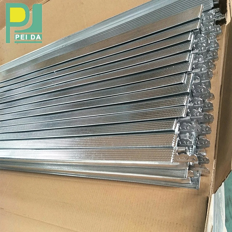 Metal Chrome Flat Ceiling T-Grid Suspension T-Grid Ceiling Landmine T-Bar for PVC Gyps Panel