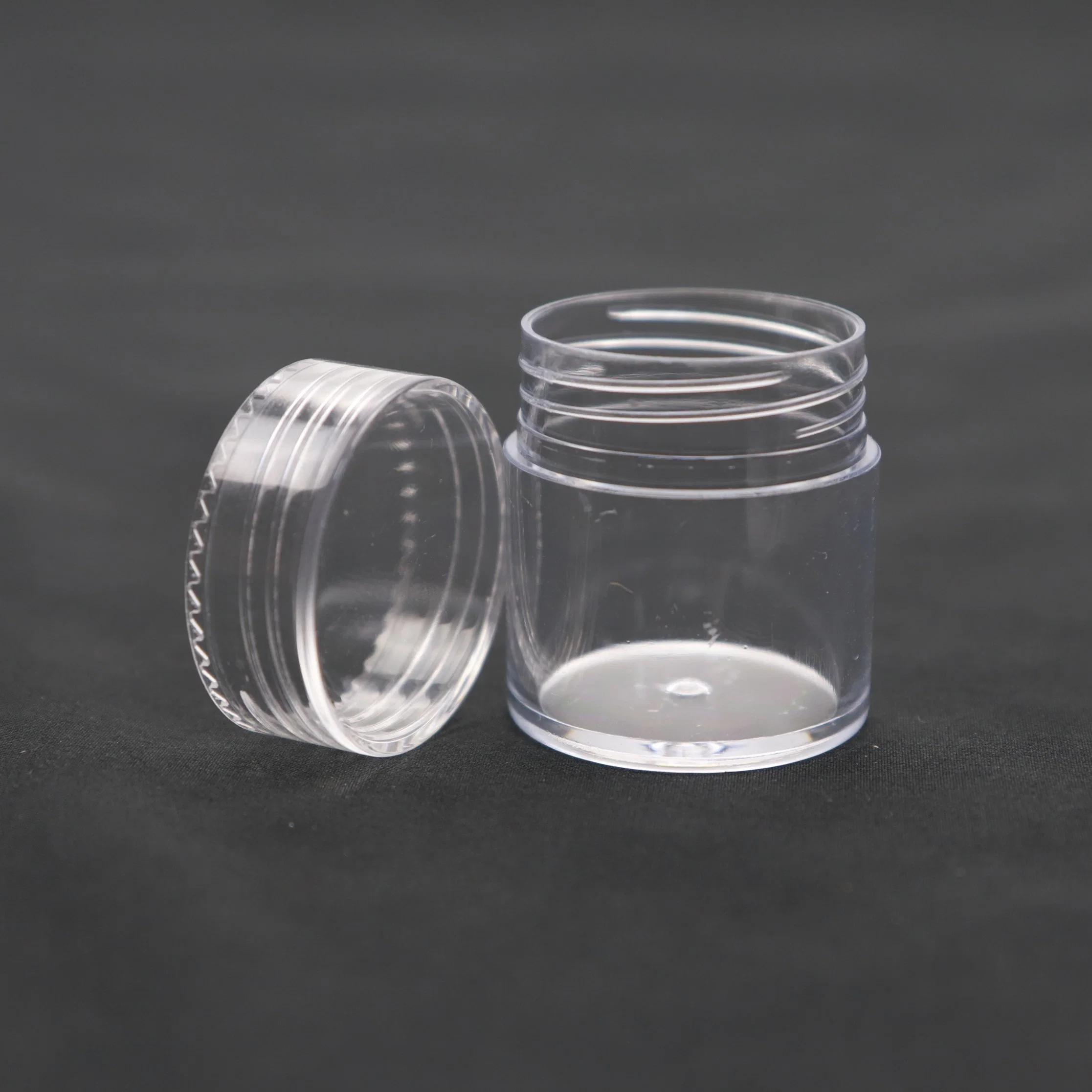 6g Wholesale Low MOQ Smell Proof PS Pharmaceutical Packaging Jar Plastic Concentrate Jar