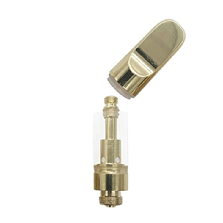 Fábrica Atacado 1 ml rosca de vidro OEM 510 Ceramic Wickless Cartridge Ponta de gotejamento de madeira