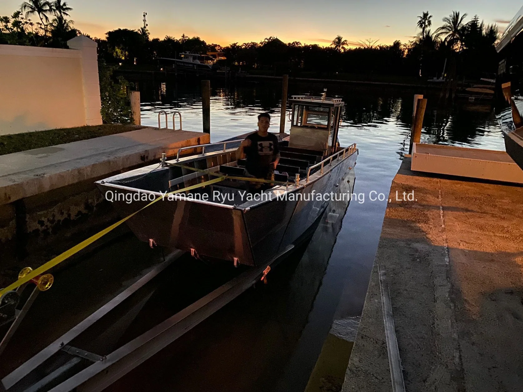 10m Aluminum Landing Craft Working Barge Boat for Marine Construction