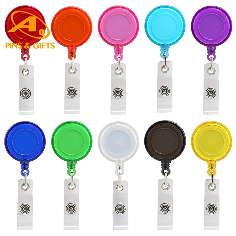 Original Factory Wholesale/Supplier Custom Certified Advertismental Automatic Premium Compact Pocketable Plastic Printable Cord Pull Yoyo Retractable Badge Reel for Sale