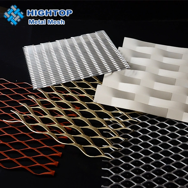 Diamond Wire Mesh Raised Architecture Expanded Sheet Metal