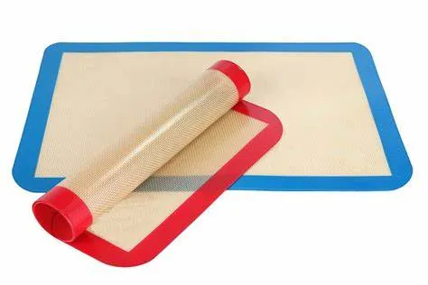 Non-Stick High Temperature Resistant Silicone Glass Fiber Macarons Baking Mat