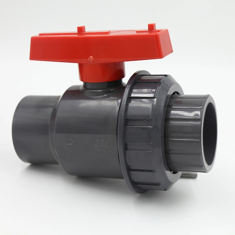 Pntek High quality/High cost performance  Male Threaded Pipe Fitting PVC True Single Union Ball Valve