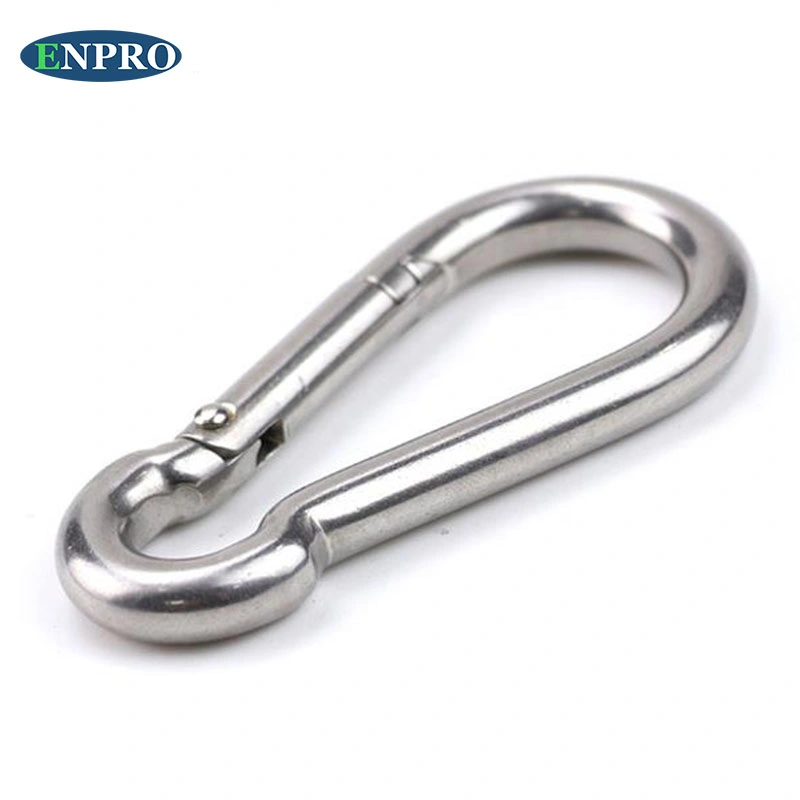 Enpro High quality/High cost performance Good Price Stainless Steel Spring Snap Carabiner Hook for Bag Metal Snap Hook