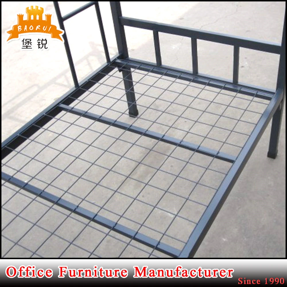 Simple Assembly Iron Double Deck Bed Wholesale/Supplier Metal Bed Frames for Adults